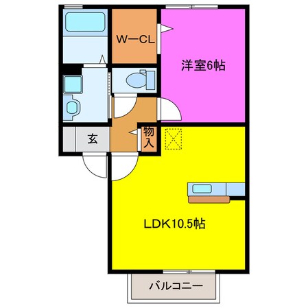 クルールの物件間取画像